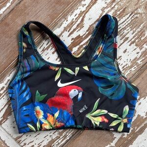 Nike Tropical design Dri-Fit Sports bra - size M
